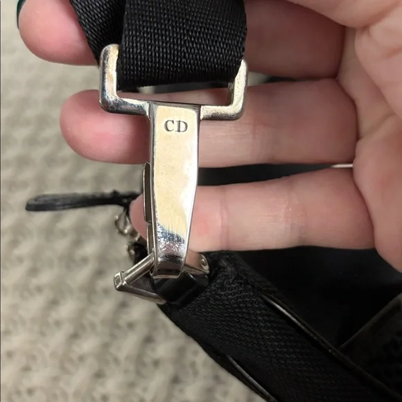 Authenticated Early 2000’s Christian Dior Saddle Bag, Black.  Like new! - Picture 4 of 12